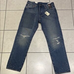 Men's Levi’s 501 ‘54 Slim With Rivets and Cuts 34x32